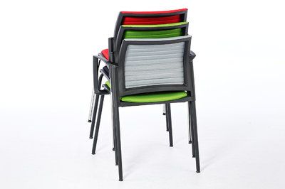 Armlehnen-Besucherstühle mit ergonomischer Rückenlehne